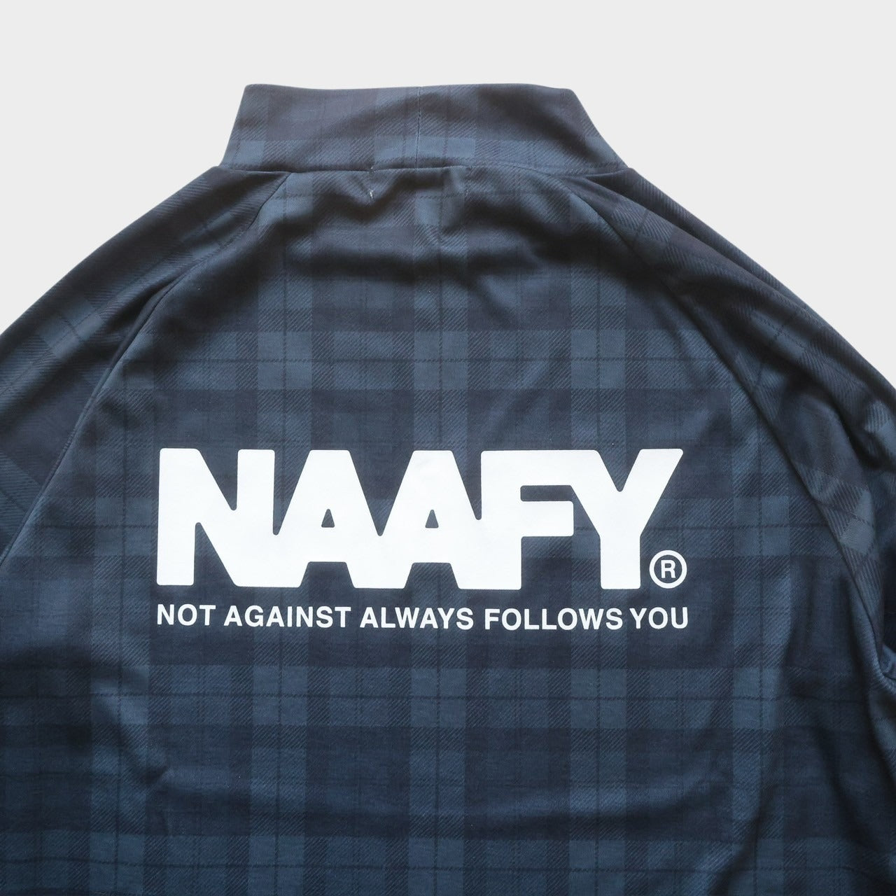 PLAID L/S MOCKNECK