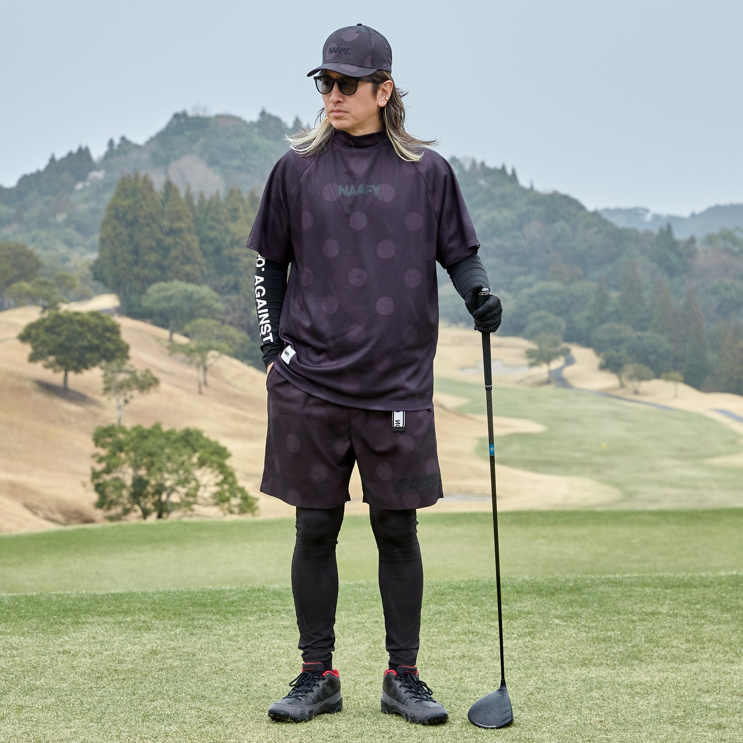DOT S/S MOCKNECK