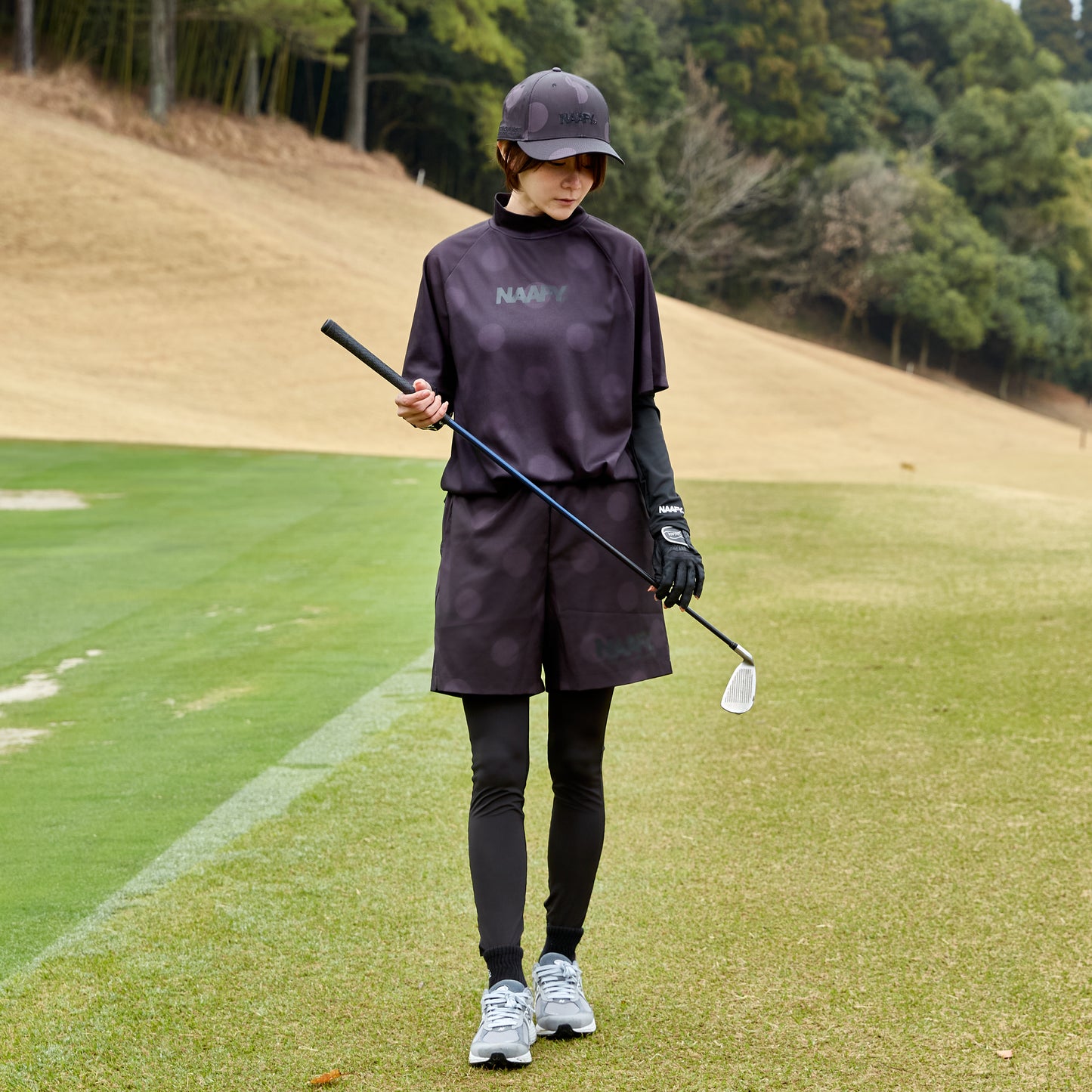 DOT S/S MOCKNECK