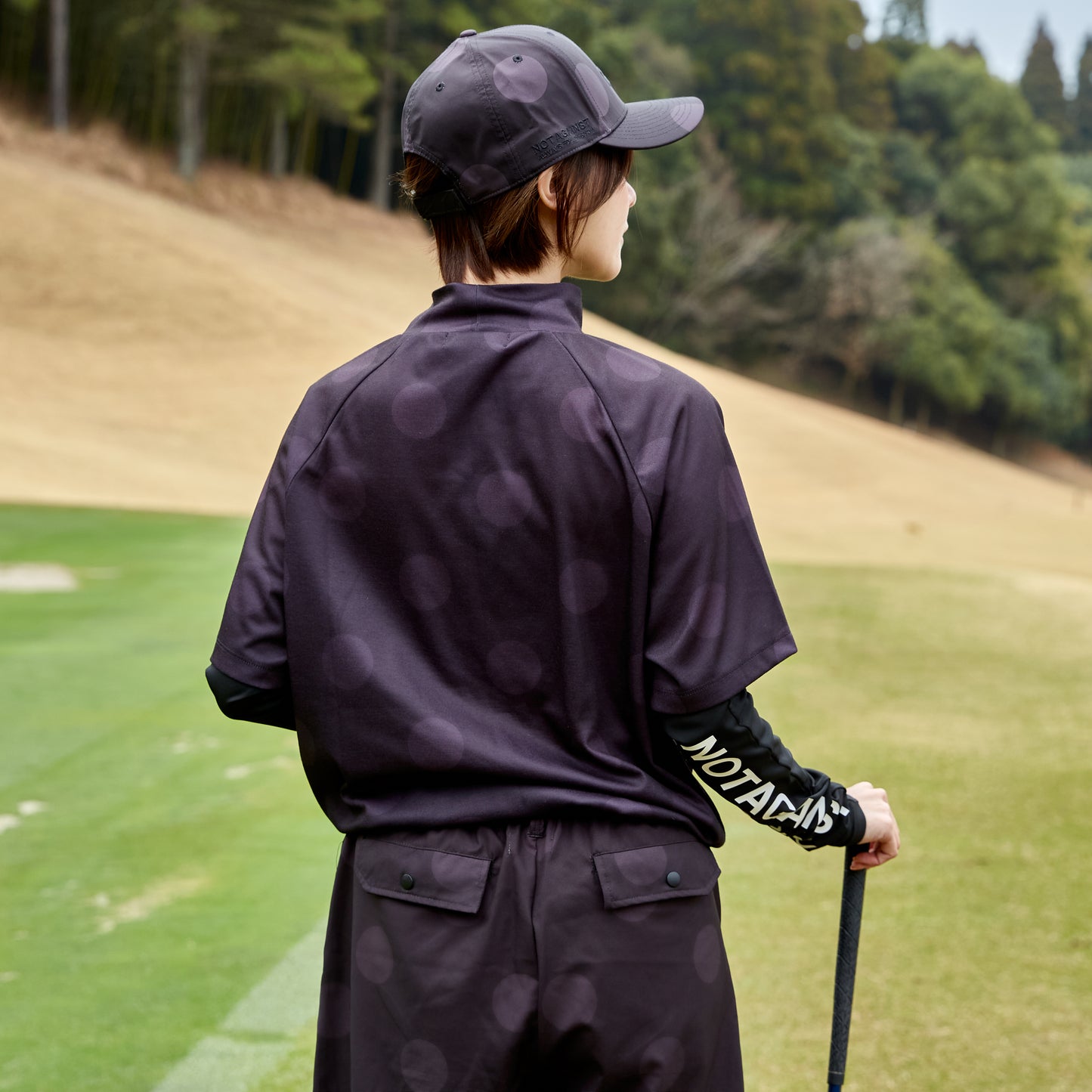 DOT S/S MOCKNECK