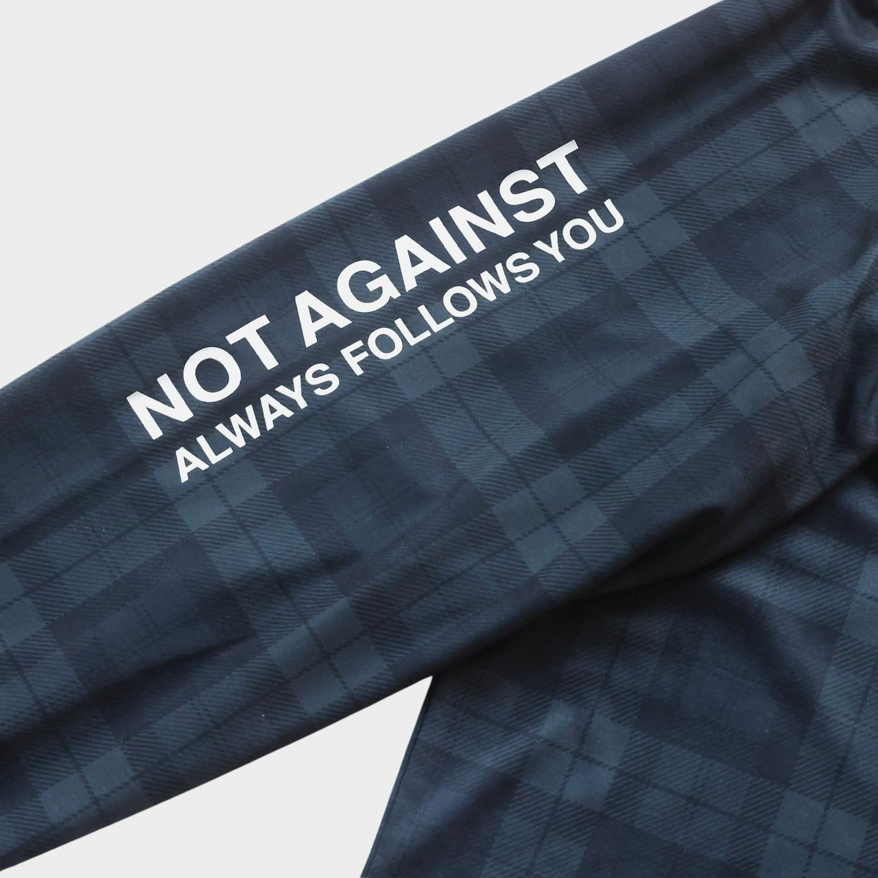 PLAID L/S MOCKNECK