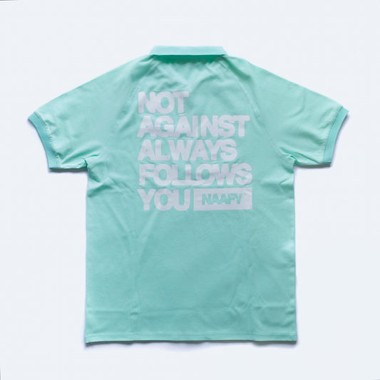 S/S POLO HALF ZIP - MINT
