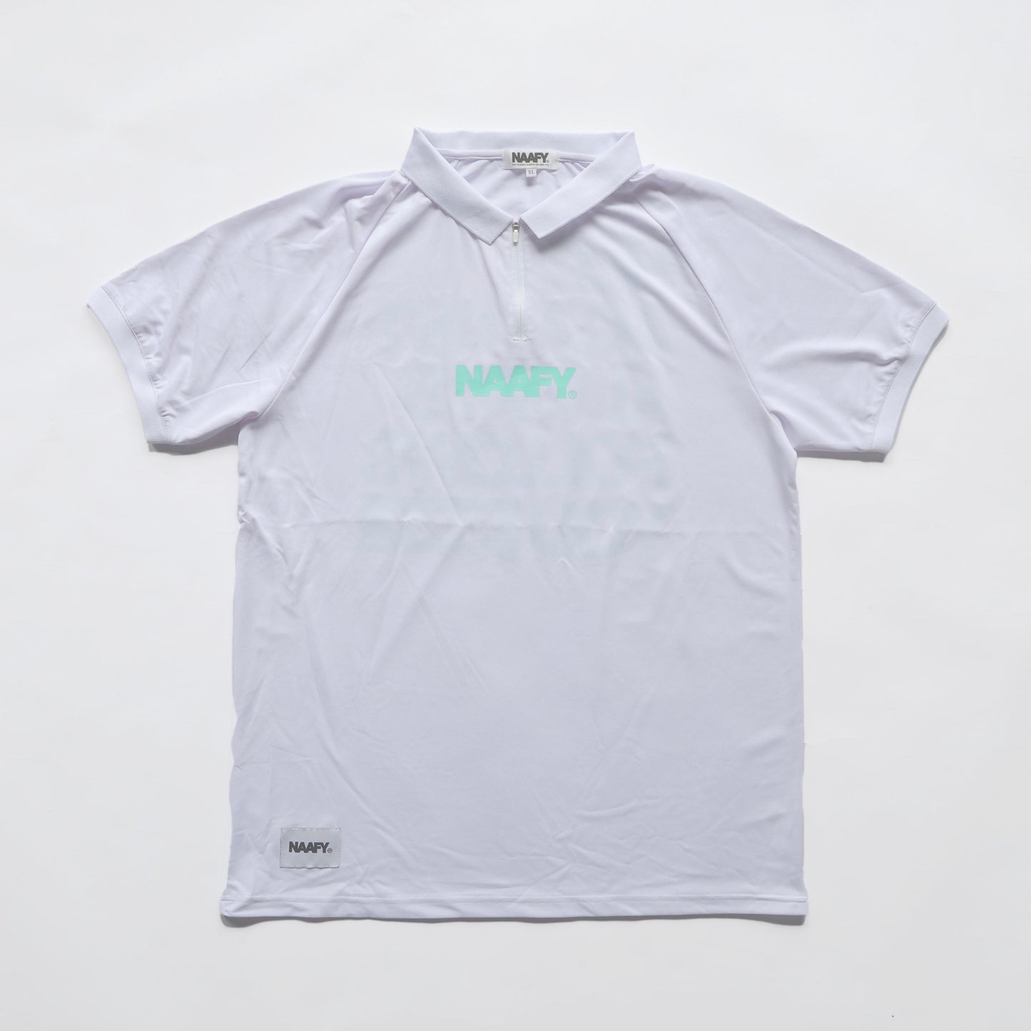 S/S POLO HALF ZIP - GREEN