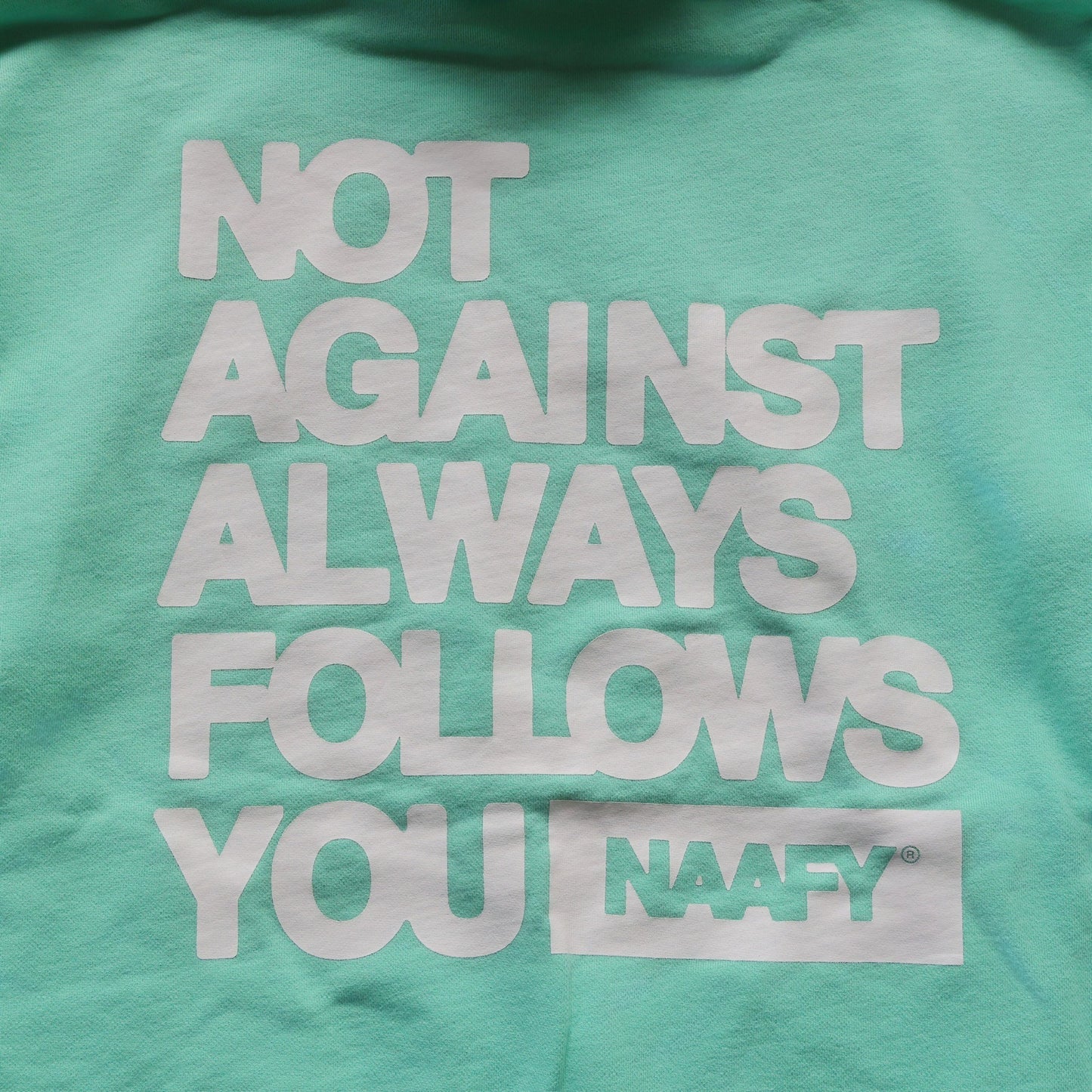 COTTON HOODIE - MINT