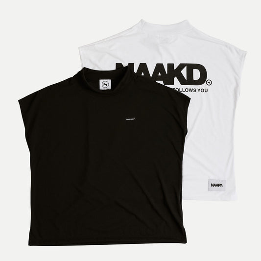 NAKED GOLF® / NAAFY® SLEEVELESS MOCKNECK