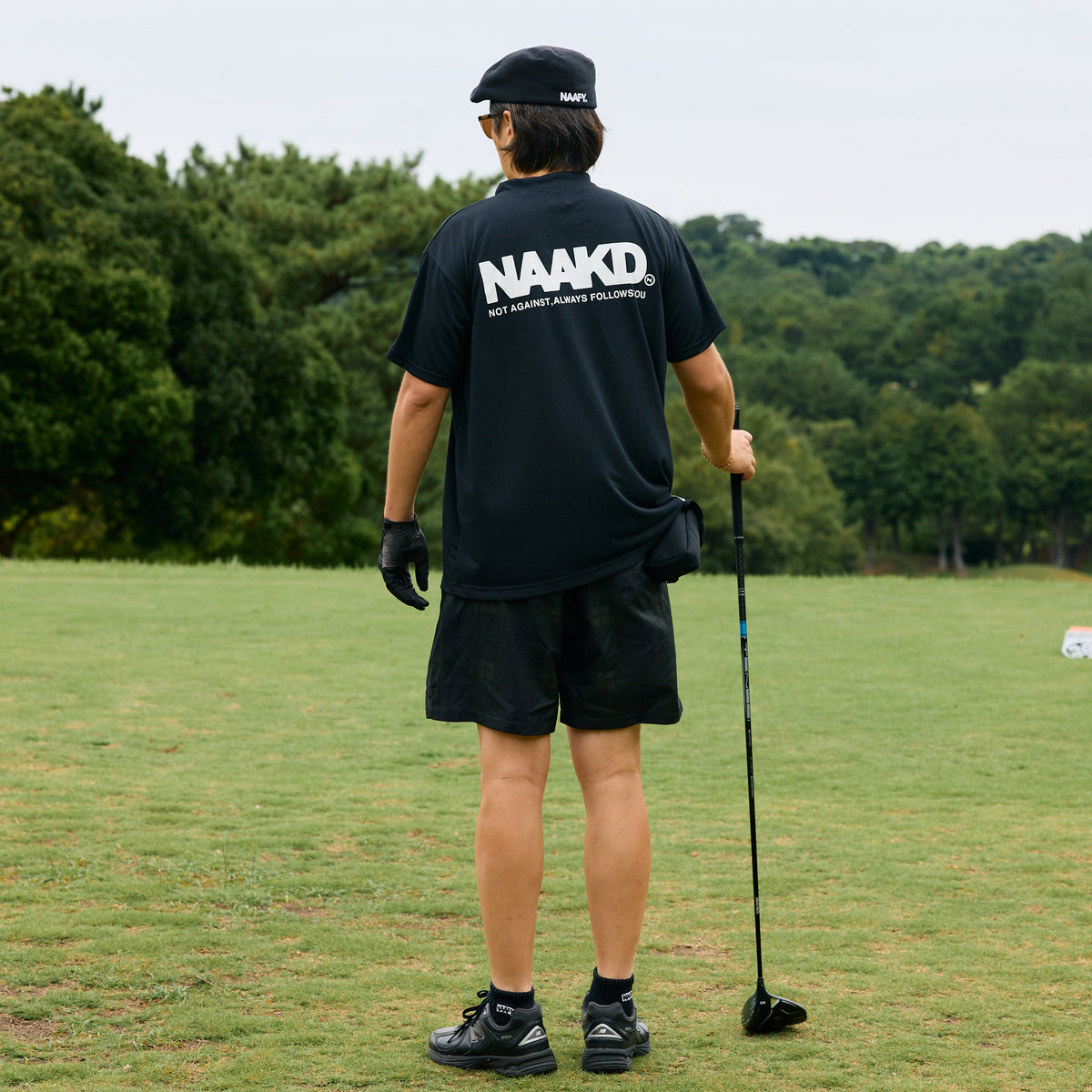 NAKED GOLF® / NAAFY® S/S MOCKNECK