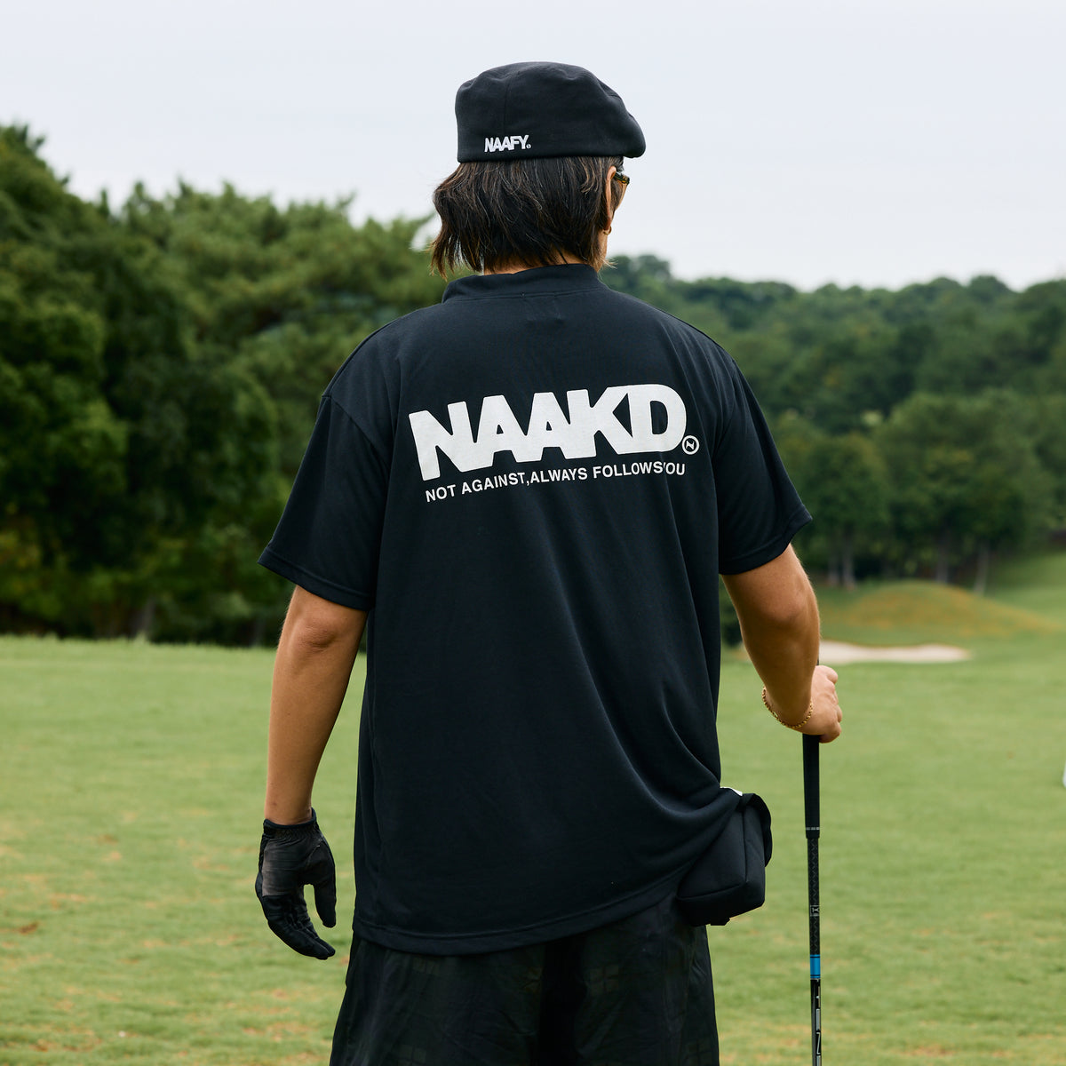NAKED GOLF® / NAAFY® S/S MOCKNECK