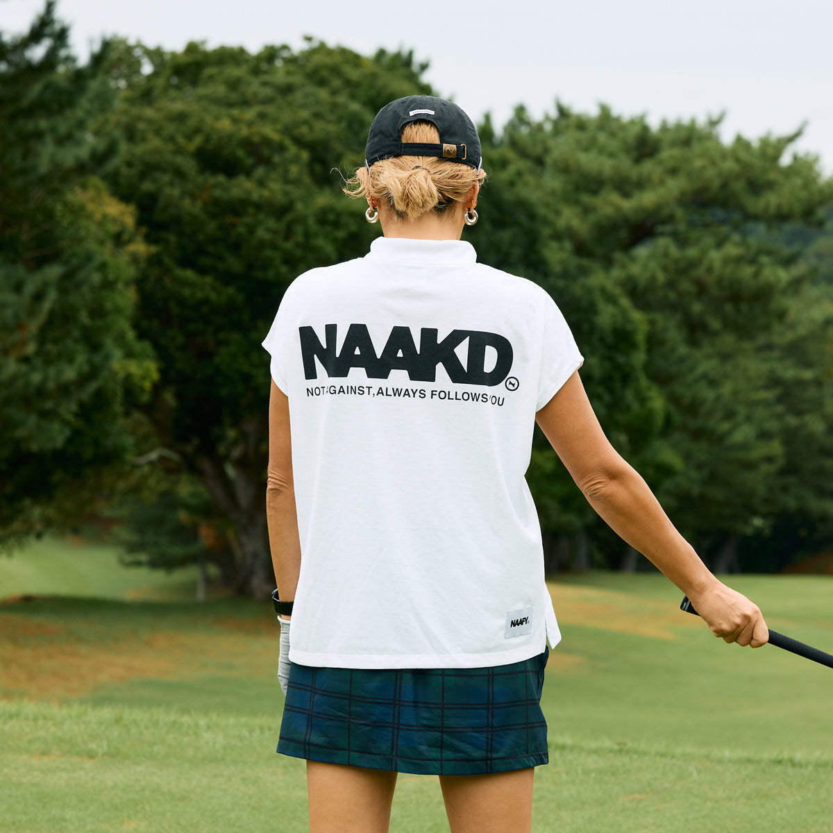 NAKED GOLF® / NAAFY® SLEEVELESS MOCKNECK