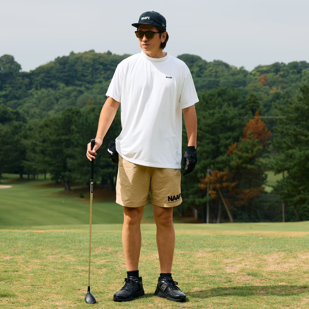 NAKED GOLF® / NAAFY® S/S MOCKNECK