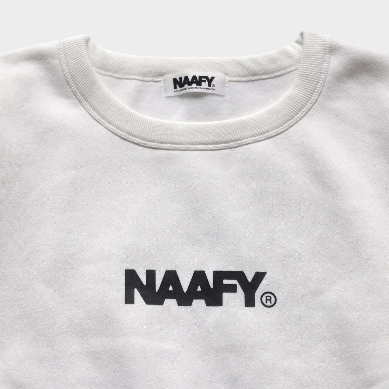 LOGO CREW SWEAT - WHITE