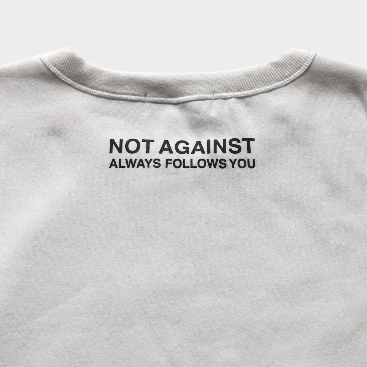 LOGO CREW SWEAT - WHITE