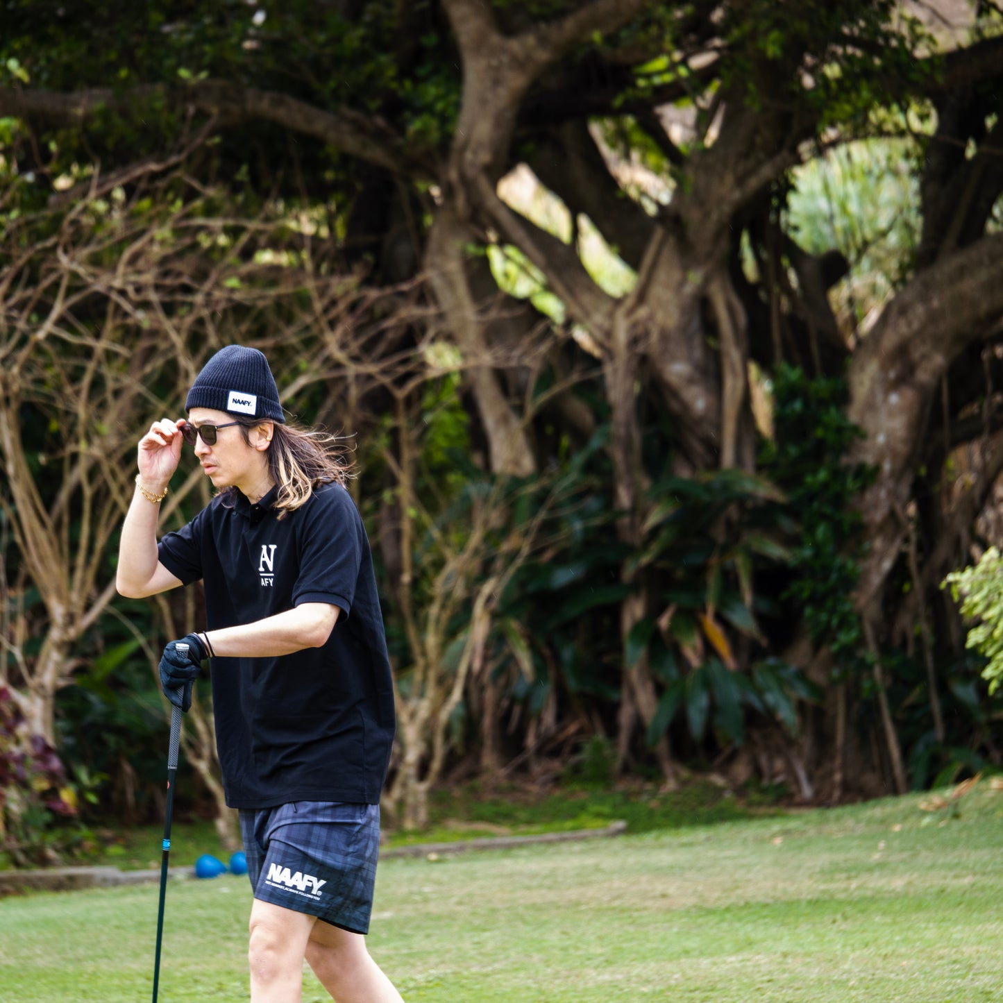 "NAFY" S/S POLO - WHITE