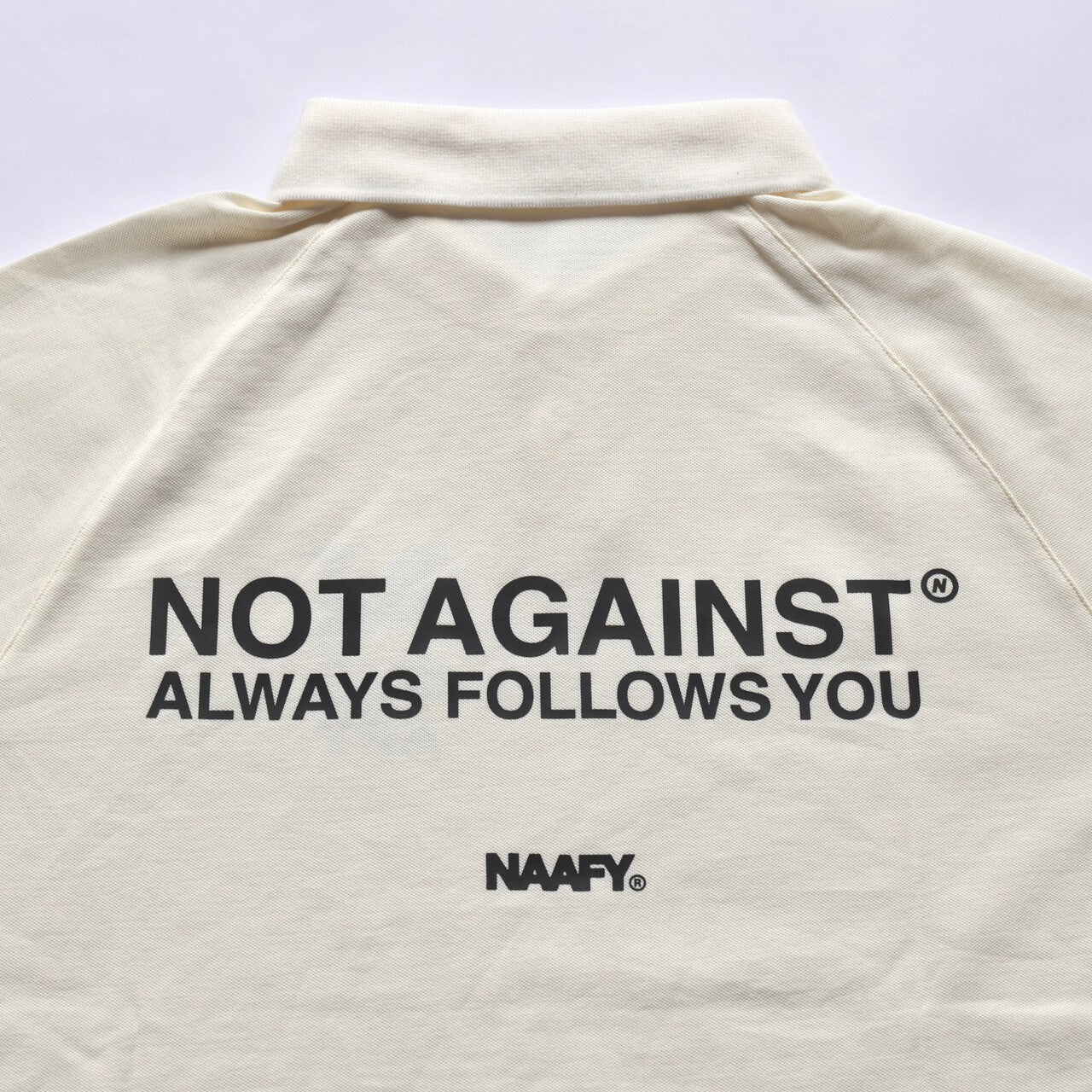 "NAFY" S/S POLO - WHITE