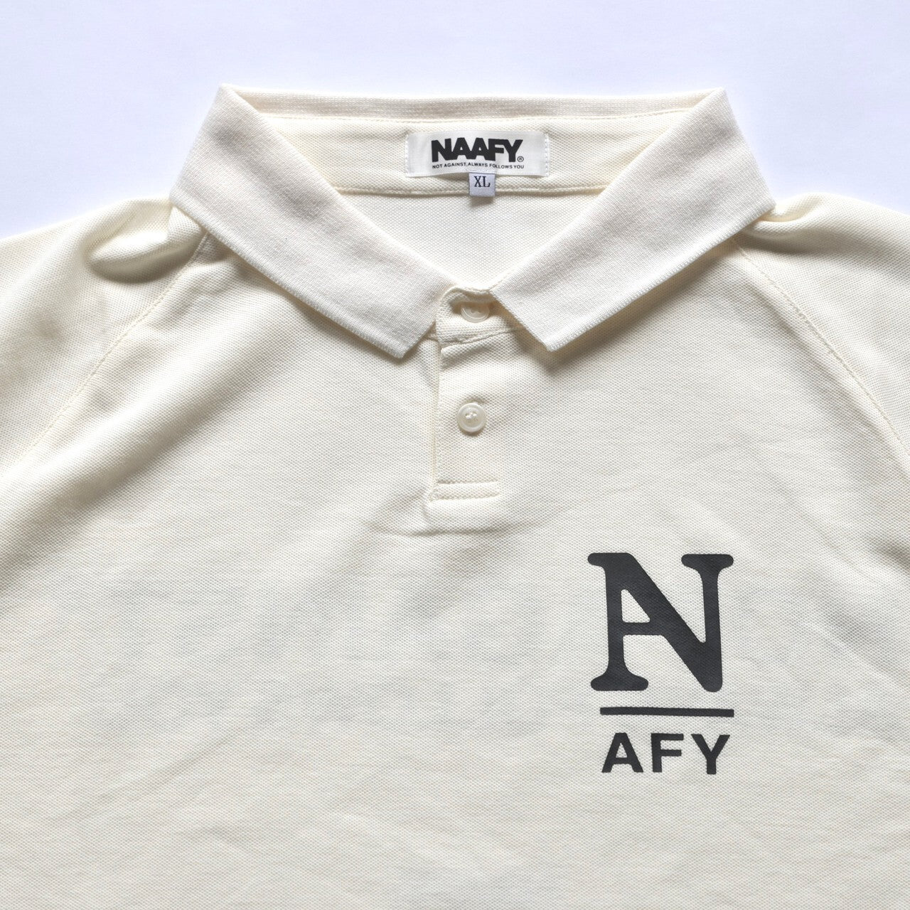 "NAFY" S/S POLO - WHITE
